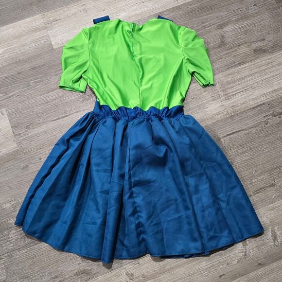 Super Mario Bros Luigi Halloween Costume Dress Nintendo Gamer Cosplay - Picture 3 of 8